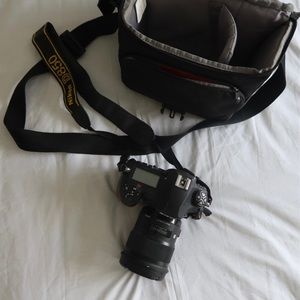 NIKOND850 + sigma50mm 1:1.4 DG 77 LENS & case